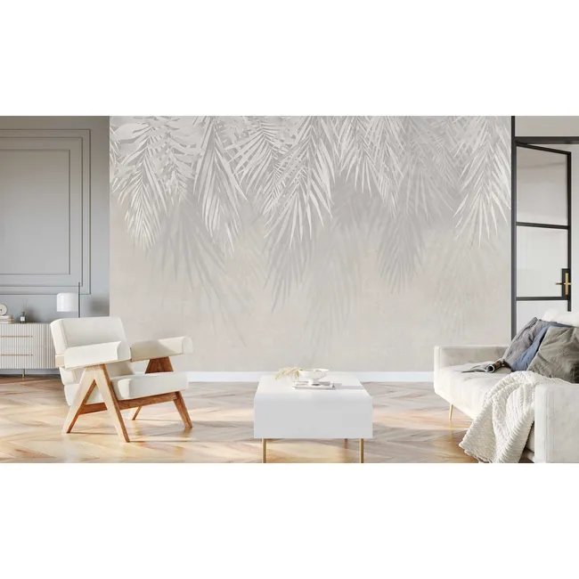 Mural Camelia Liście 400 x 280 cm delikatna struktura
