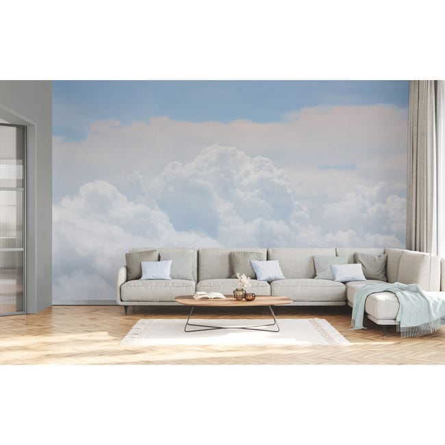 Mural Clouds chmury 500 x 280 cm delikatna struktura