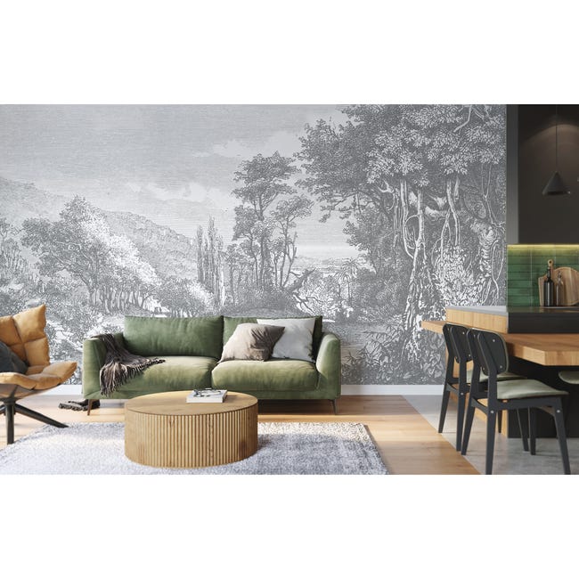Mural Landscape wzgórza 500 x 280 cm delikatna struktura