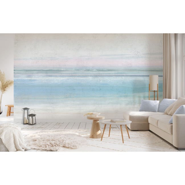 Mural Sea pejzaż błękit morza 500 x 280 cm delikatna struktura
