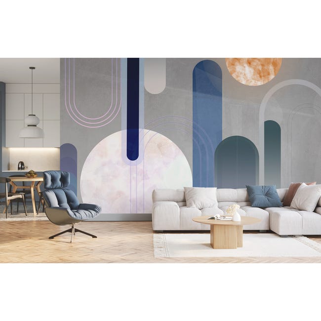 Mural Tiles abstrakcyjny modern 500 x 280 cm delikatna struktura
