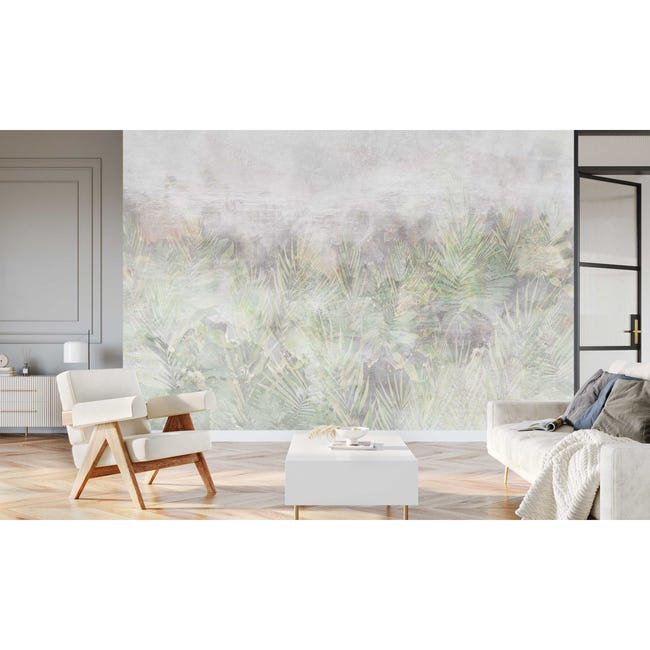 Mural Zeta Liście 300 x 280 cm delikatna struktura