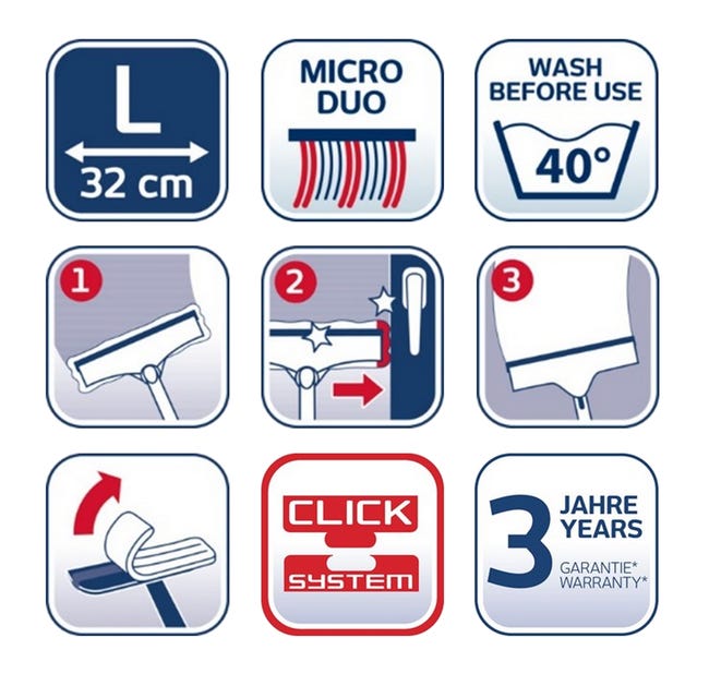 Myjka do szyb Window & Frame Cleaner L LEIFHEIT