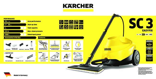 Myjka parowa SC 3 EASYFIX2 KARCHER