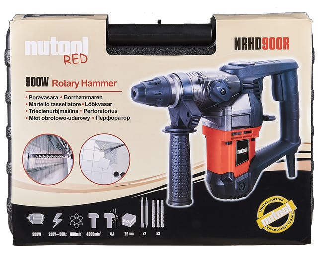 Młot udarowo-obrotowy NUTOOL NRHD900 SDS+ 900W 3.2J