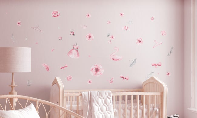 Naklejki dla dzieci Pink 50 x 70 cm