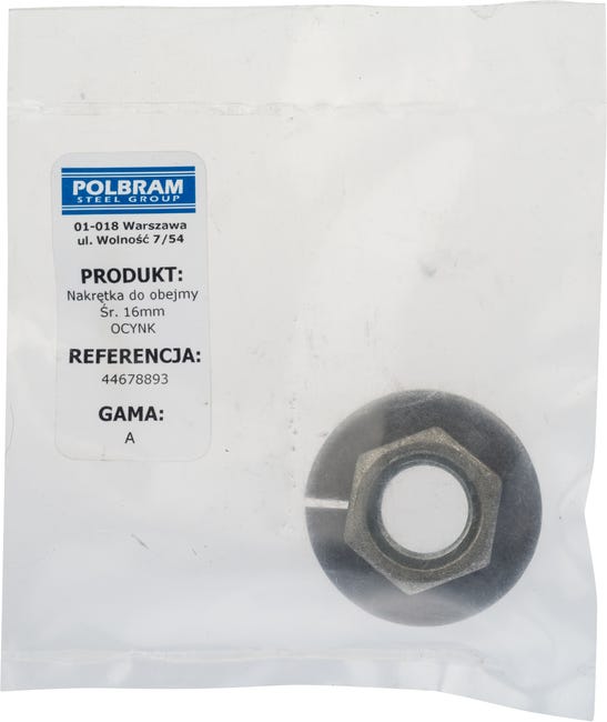 Nakrętka do obejmy śr.16 mm Polbram