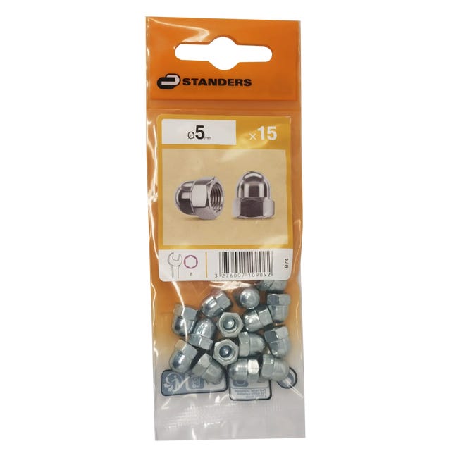 Nakrętka kapturkowa 5 mm 15 szt. Standers