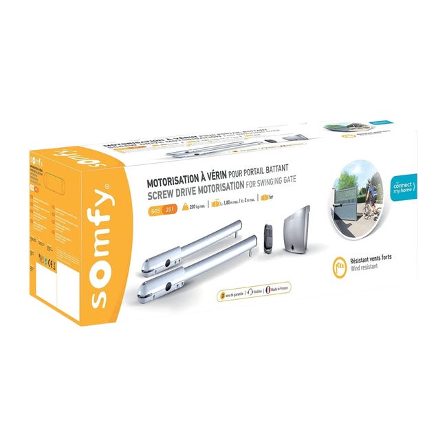 Napęd do bramy dwuskrzydłowej SGS 201 SOMFY