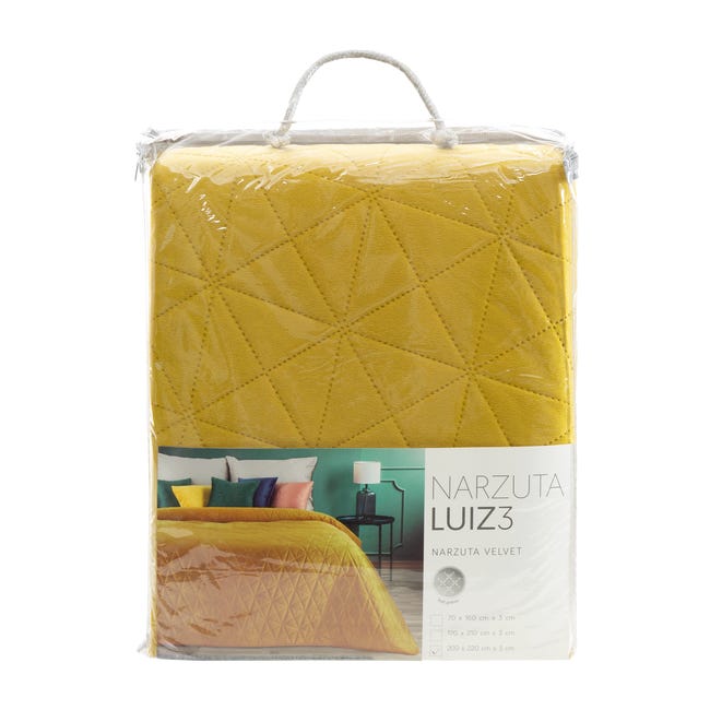 Narzuta Luiz musztardowa 200 x 220 cm