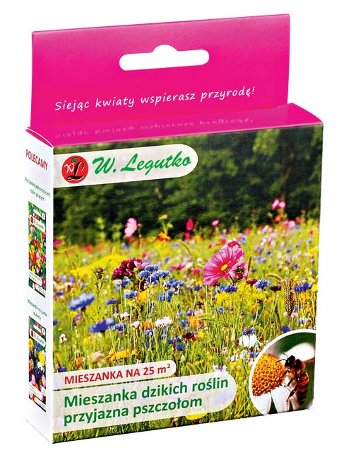Nasiona dzikich roślin miododajnych 125 g / 25 m2 W.Legutko