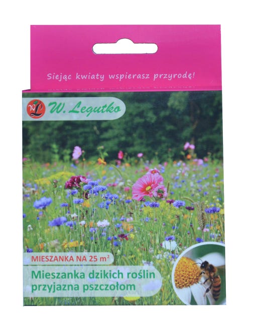 Nasiona dzikich roślin miododajnych 125 g / 25 m2 W.Legutko