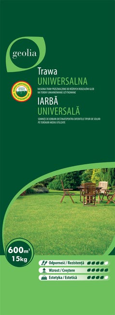 Nasiona trawy uniwersalnej + mikoryza 15kg Geolia