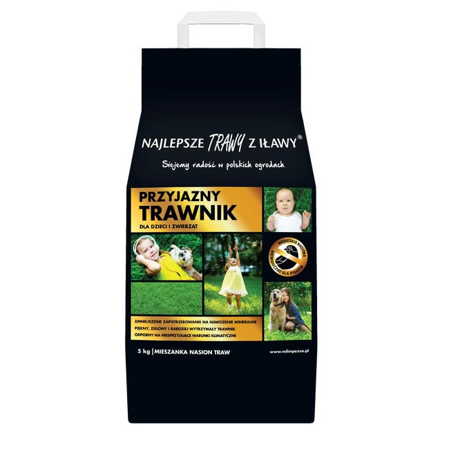 Nasiona trawy uniwersalnej + mikoryza 5kg Najlepsze trawy z Iławy