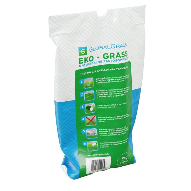Nasiona trawy uniwersalnej Eko-Grass 9kg Global Grass