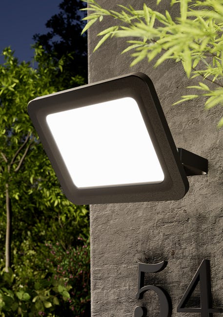 Naświetlacz COB IP65 czarny aluminium LED POLUX