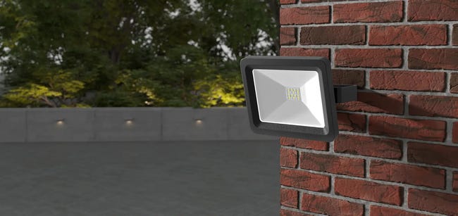 Naświetlacz COB IP65 czarny aluminium LED POLUX