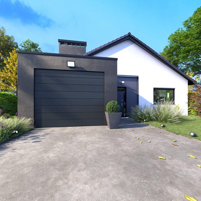 Naświetlacz Yonkers czarny z czujnikiem 4050 lm IP44 Inspire