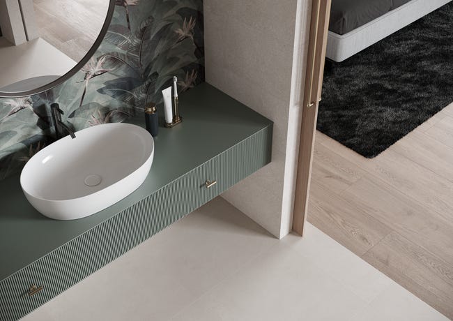 Obraz Linen 4 elementy 119.2x89.8 Ceramika Paradyż