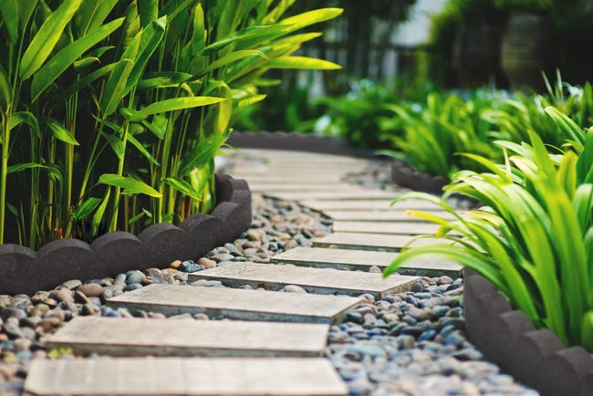 Obrzeże trawnikowe Eco Palisada 120x10x5 cm szare