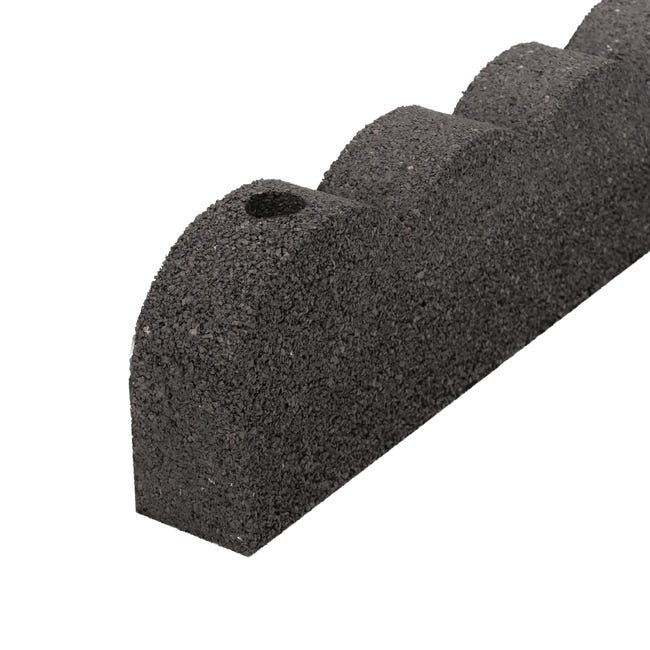 Obrzeże trawnikowe Eco Palisada 120x10x5 cm szare