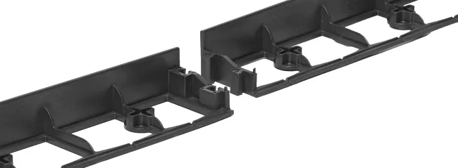 Obrzeże trawnikowe z kotwami Nortene 100x8x4,5 cm 8szt. czarne
