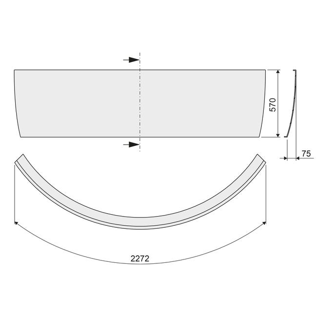 Obudowa wanny Modawave 140 Sanplast