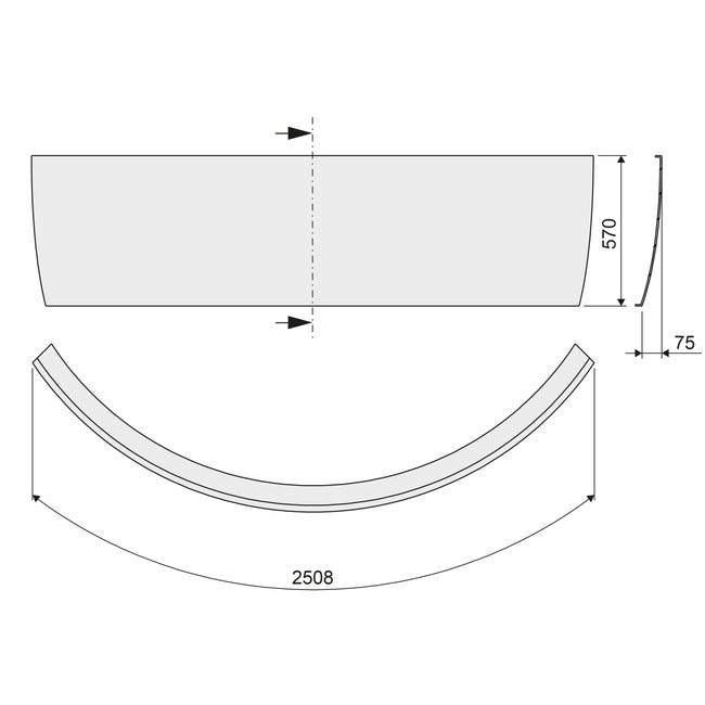 Obudowa wanny Modawave 150 Sanplast