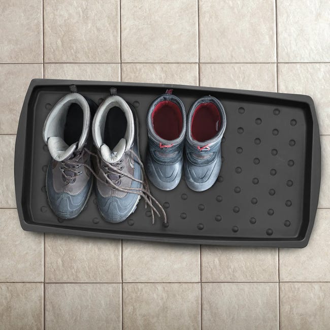Ociekacz na buty Eco Soho 73 x 38 cm czarny z recyklingu