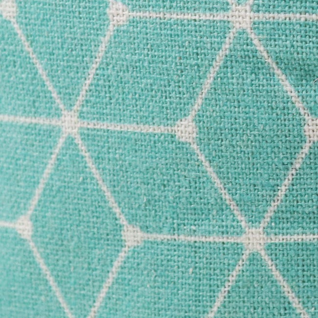 Odbojnik podłogowy do drzwi Cubes wolnostojący 16 x 14 cm miętowy