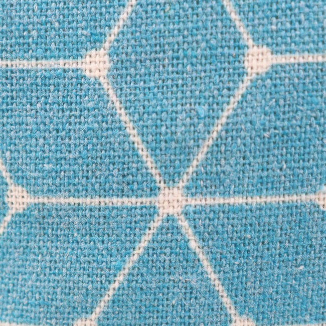 Odbojnik podłogowy do drzwi Cubes wolnostojący 16 x 14 cm niebieski