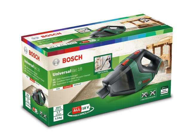 Odkurzacz akumulatorowy Bosch UniversalVac 18V + akcesoria
