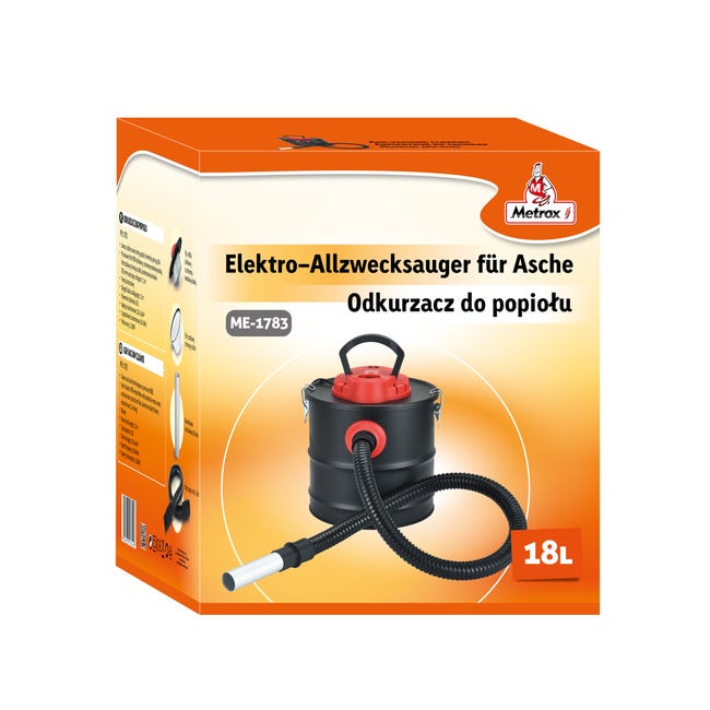 Odkurzacz kominkowy 18 L 1200W ME-1783 METROX