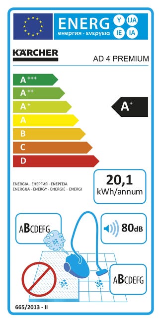 Odkurzacz kominkowy 600 W AD 4 PREMIUM KARCHER