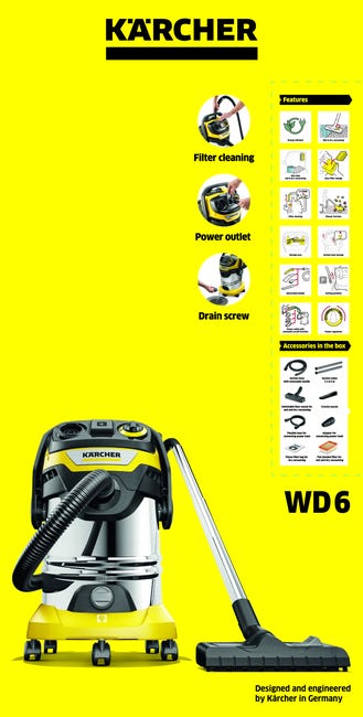 Odkurzacz przemysłowy WD 6 P S V-30/6/22/T KARCHER