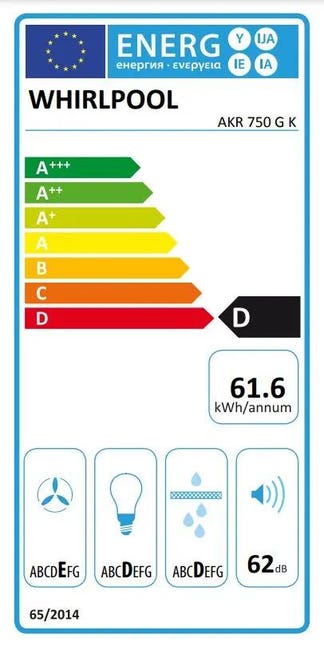 Okap do zabudowy AKR 750 GK Whirlpool