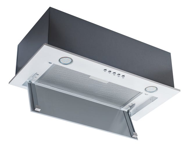 Okap podszafkowy SL-BOX Glass WH 60 cm Ciarko