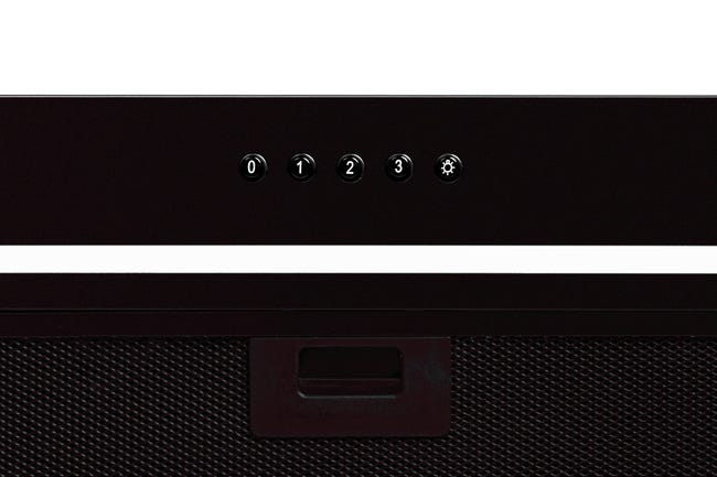 Okap podszafkowy Top-Box 60 cm czarny VDB