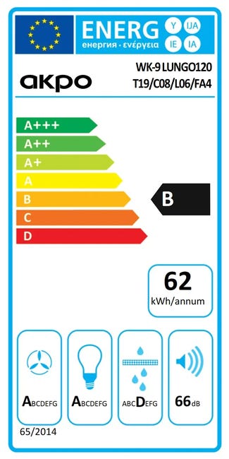 Okap wyspowy WK-9 Lungo 120 cm czarny Akpo