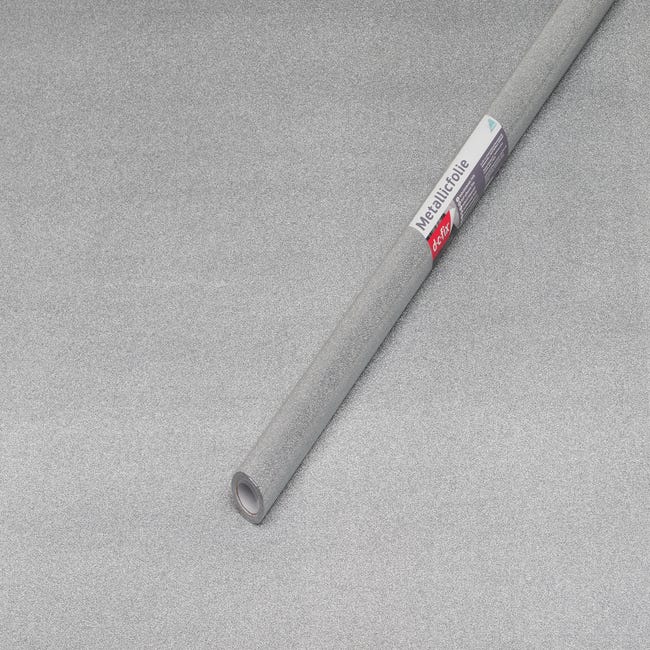Okleina Brokat szara 67.5 x 200 cm błyszcząca