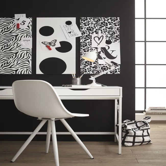 Okleina jednolita czarna 45 x 200 cm matowa