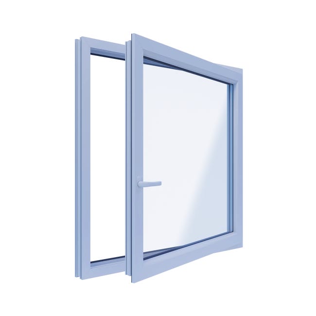 Okno PCV 2-szybowe fasadowe O16 białe 1165x1135 mm otwierane do wewnątrz prawe
