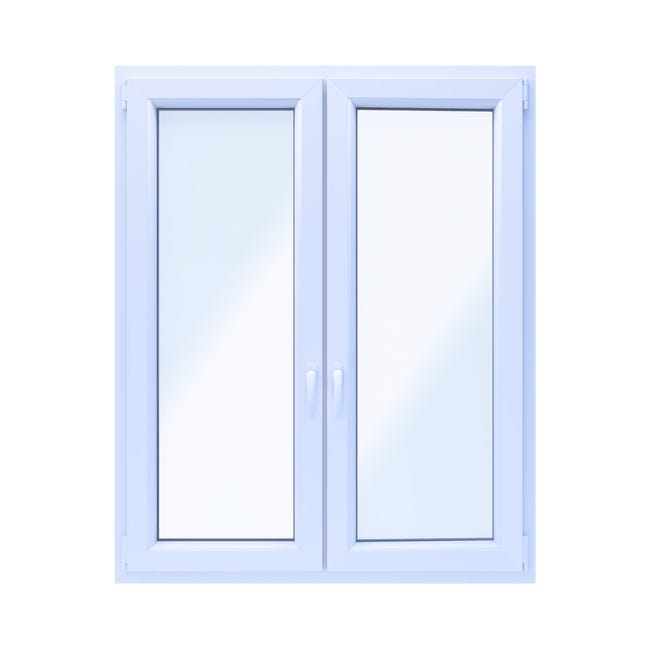 Okno PCV 2-szybowe fasadowe O33S białe 1165x1435 mm otwierane do wewnątrz lewe