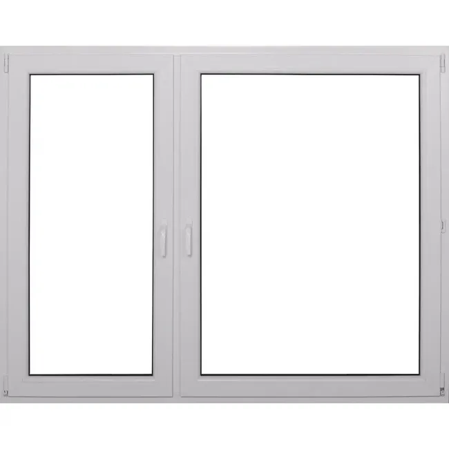 Okno PCV 2-szybowe fasadowe O37 białe 1765x1465 mm otwierane do wewnątrz lewe