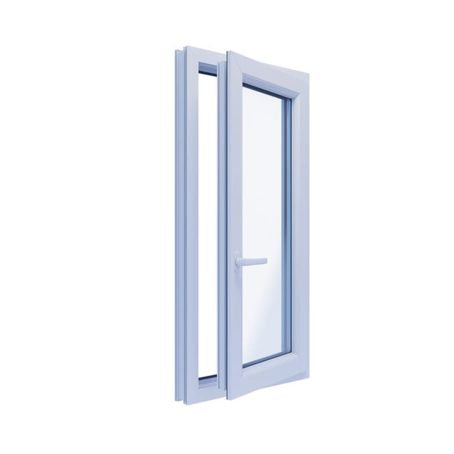 Okno PCV 3-szybowe fasadowe 85/010 białe 565x1135 mm otwierane do wewnątrz prawe