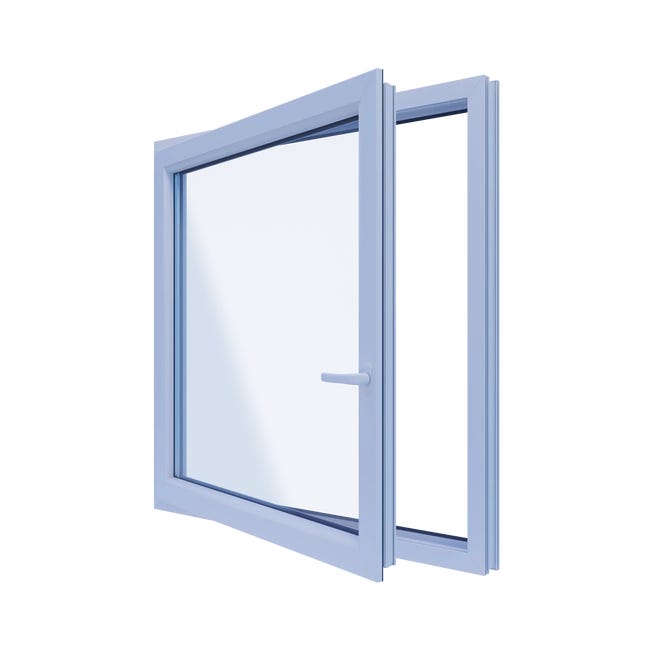 Okno PCV 3-szybowe fasadowe 85/O17 białe 1165x1135 mm otwierane do wewnątrz lewe