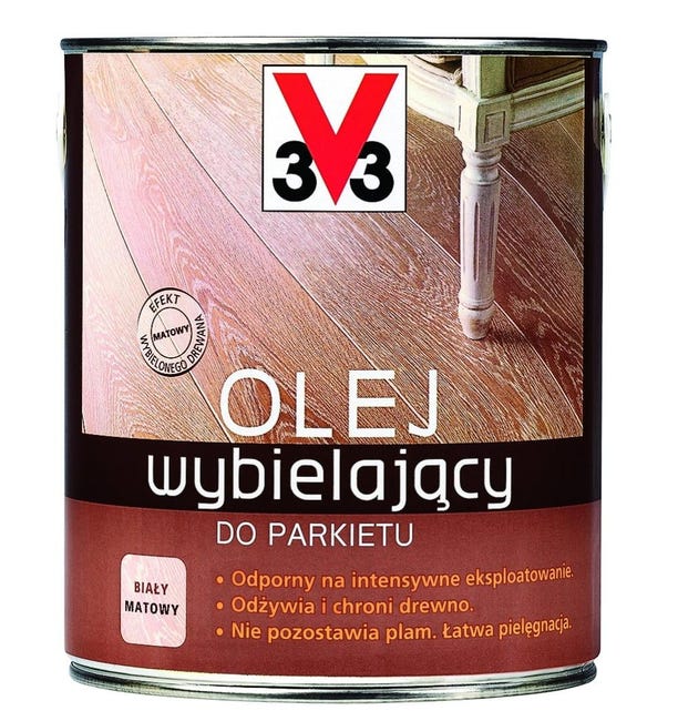 Olej WYBIELAJĄCY DO PARKIETU 2.5 l V33