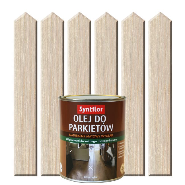 Olej do parkietów 1 l Biel SYNTILOR