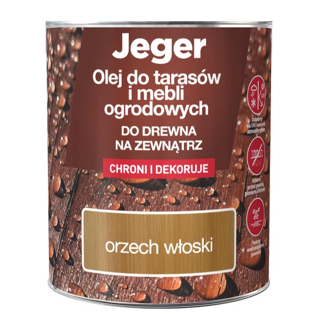 Olej do tarasów Orzech włoski 0.7 l Jeger