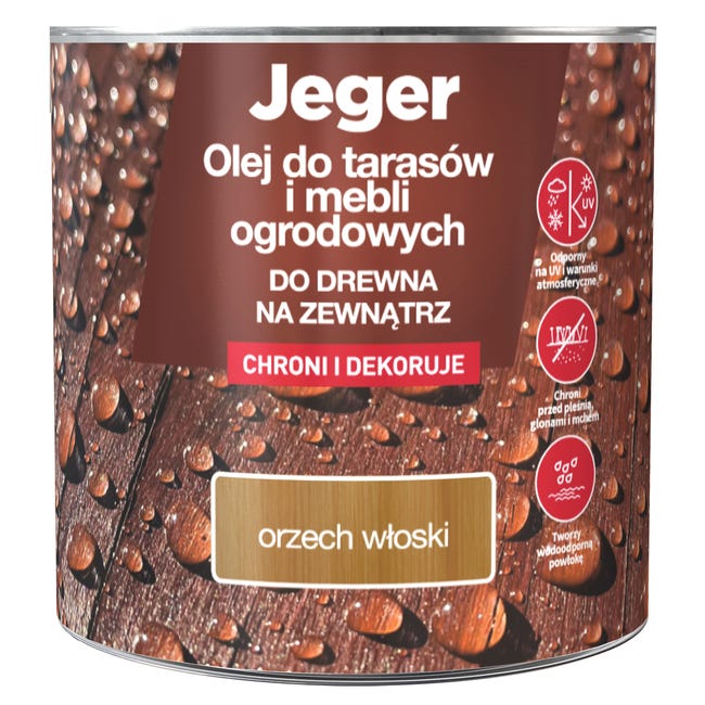 Olej do tarasów Orzech włoski 2.5 l l Jeger